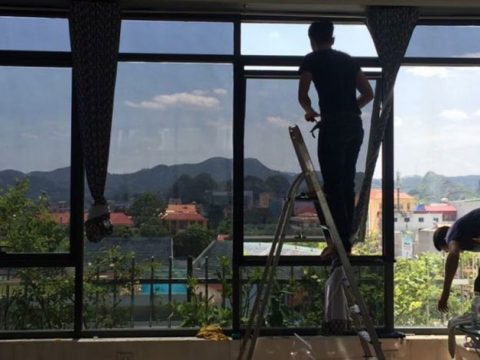 Dịch vụ dán Phim cách nhiệt, giấy dán kính chống nắng tại Điện Biên